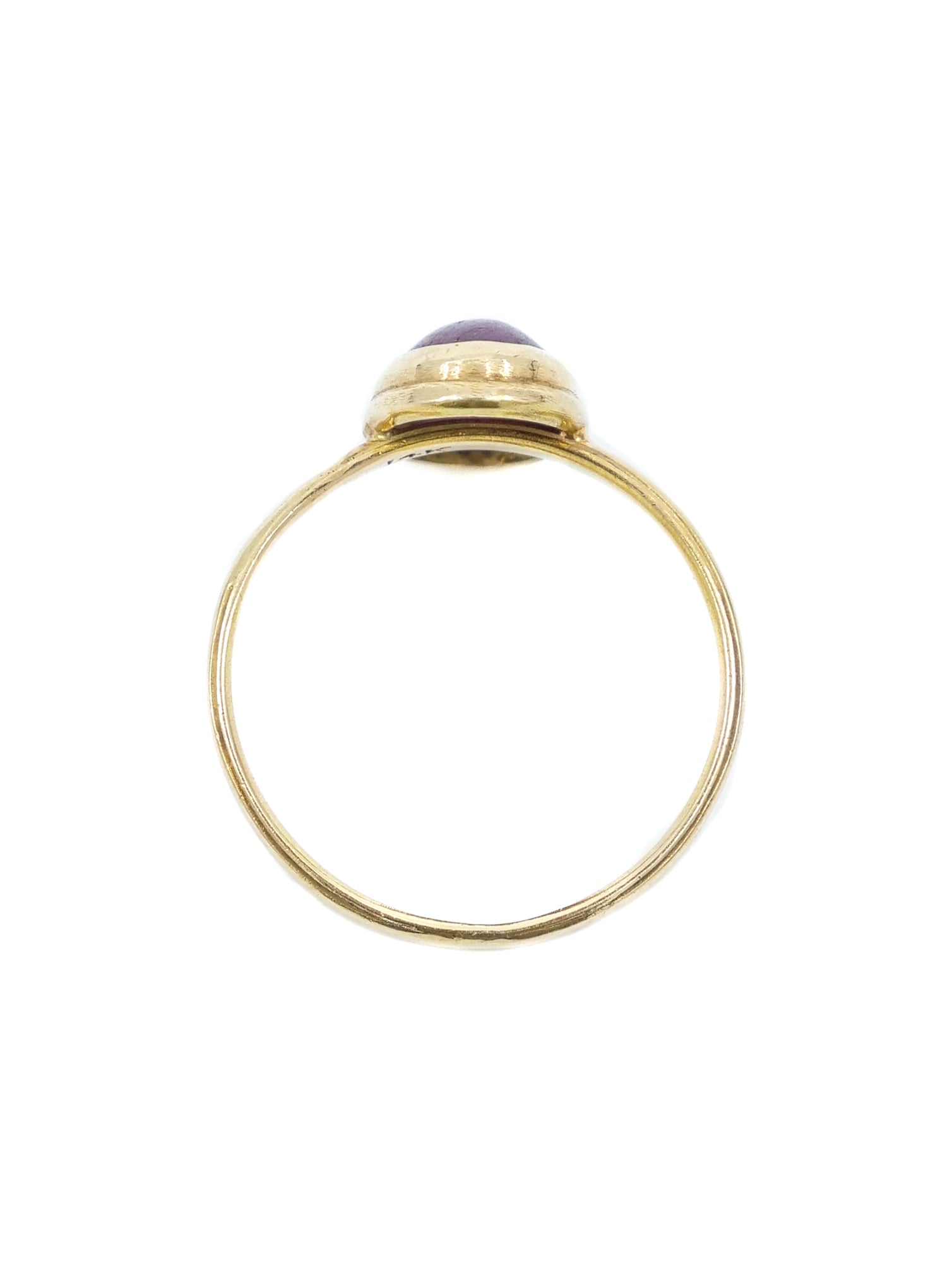 14k Cabochon Ruby Ring