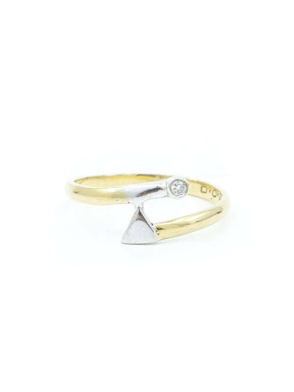 18k Geometric Stacked Ring Fine Jewelry arcadeshops.com