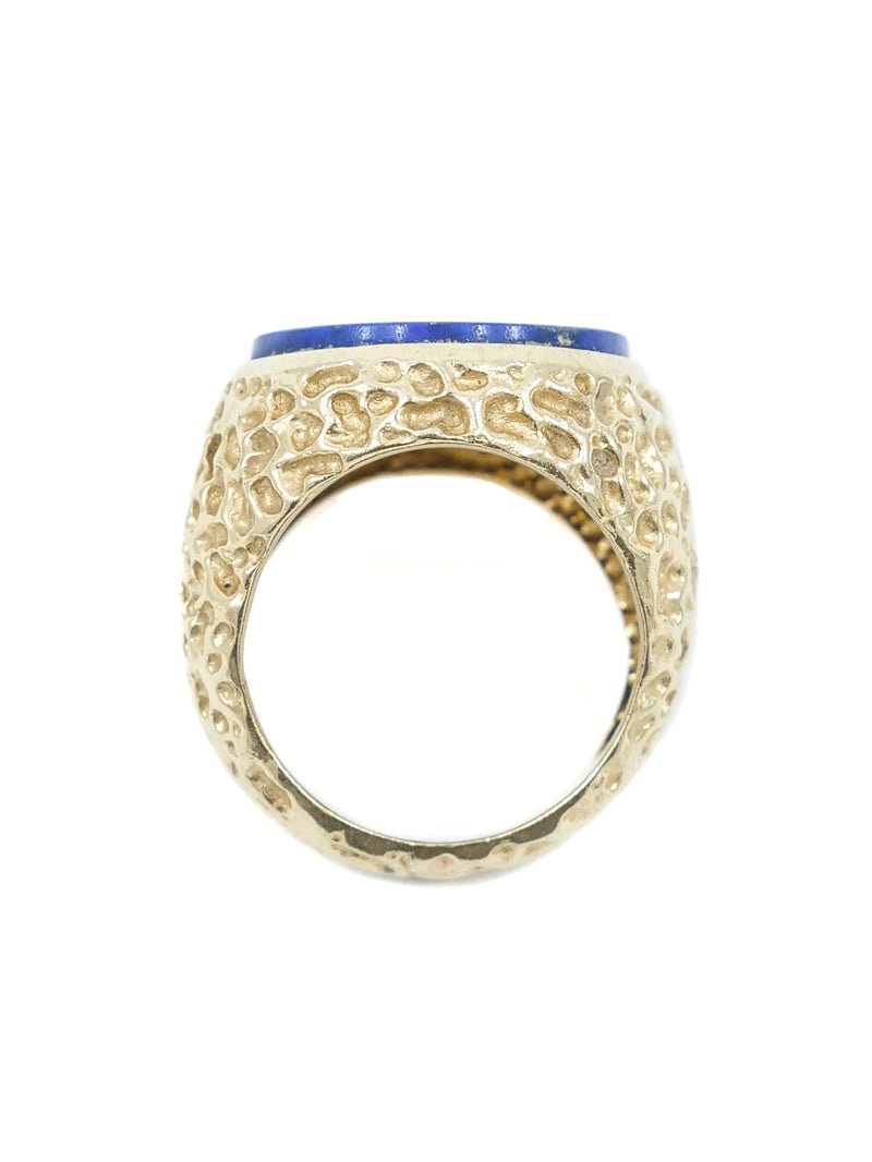 14k Lapis Signet Ring Fine Jewelry arcadeshops.com