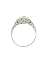 18k Antique Yellow And White Gold Diamond Ring Fine Jewelry arcadeshops.com