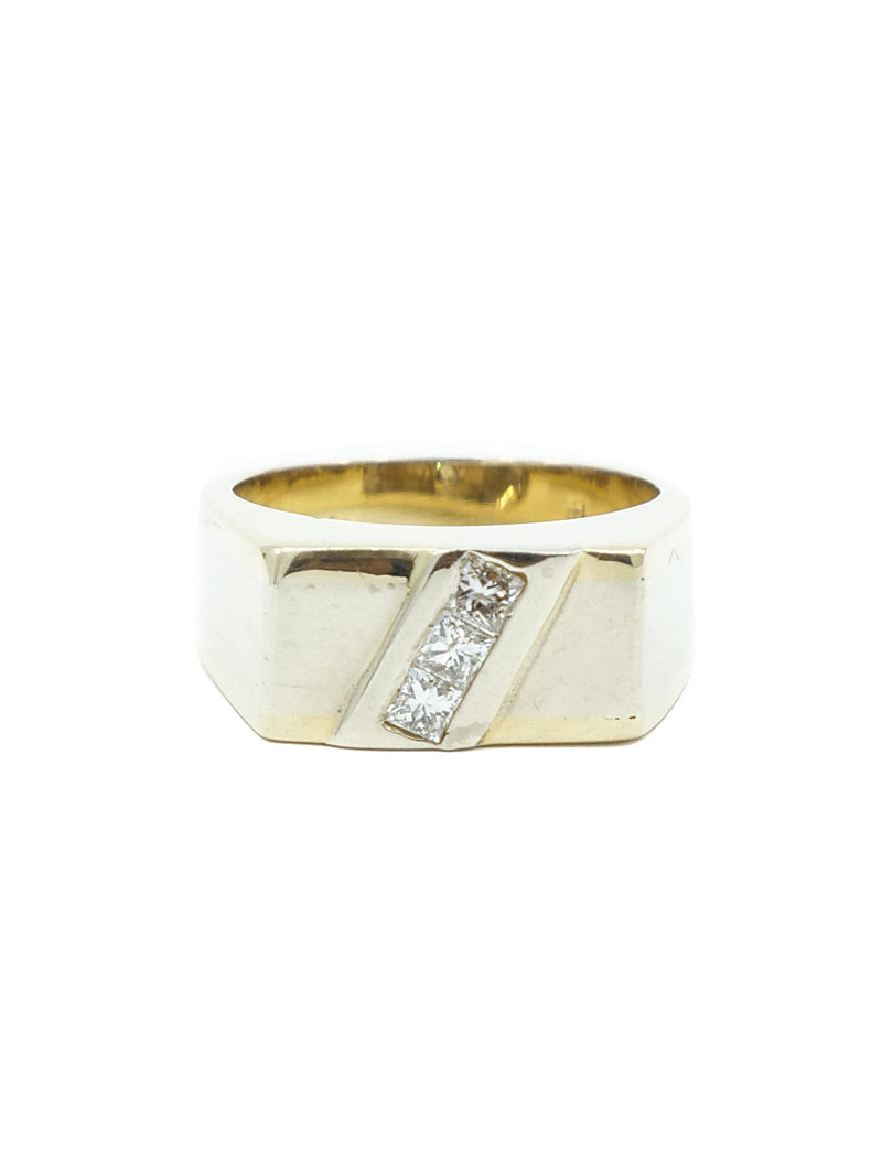 14k Diamond Signet Ring Fine Jewelry arcadeshops.com