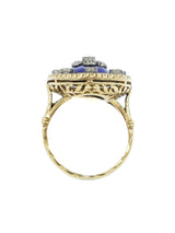 18k Victorian Revival Enameled Ring Fine Jewelry arcadeshops.com