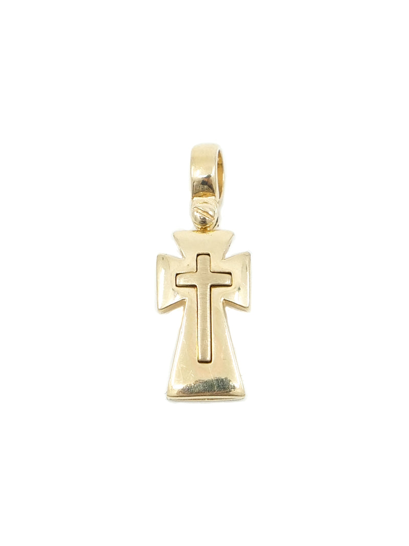 14k Gold Cross Charm Fine Jewelry arcadeshops.com