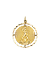 18k Gold Coin Charm Fine Jewelry arcadeshops.com