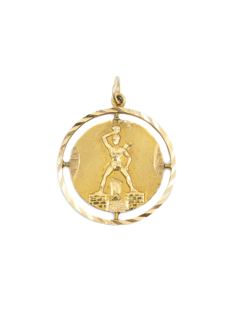 18k Gold Coin Charm Fine Jewelry arcadeshops.com