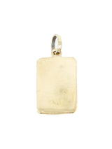 14k Diamond Beach Tag Charm Fine Jewelry arcadeshops.com