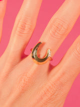 14k Horseshoe Ring Fine Jewelry arcadeshops.com