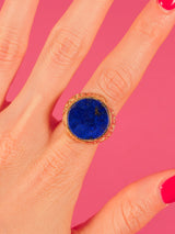 14k Lapis Signet Ring Fine Jewelry arcadeshops.com