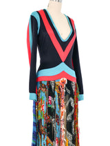 1971 Giorgio di Sant'Angelo Bodysuit Scarf Dress Dress arcadeshops.com