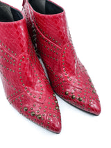 Rodarte Studded Red Booties, 36 Accessory arcadeshops.com