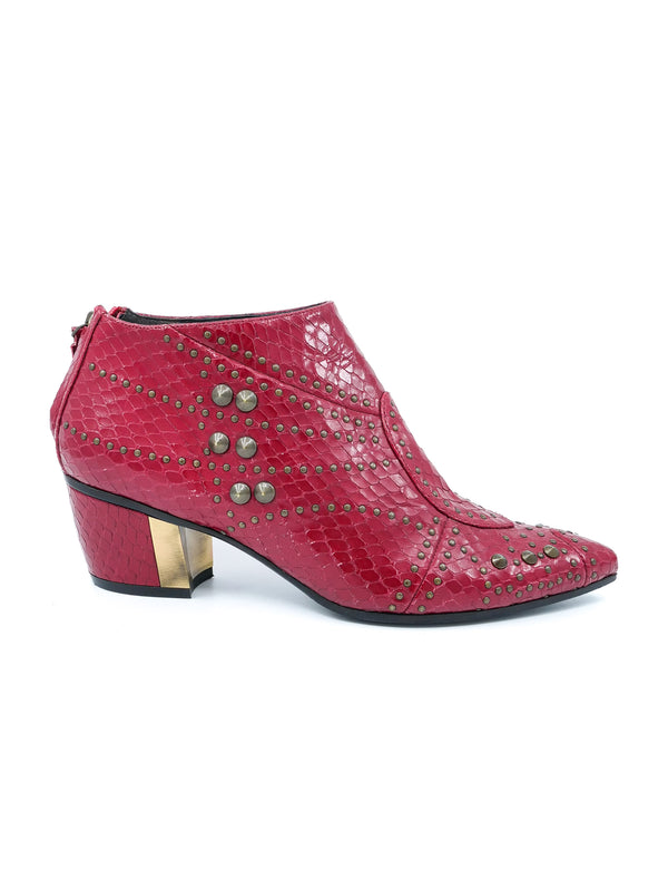 Rodarte Studded Red Booties, 36 Accessory arcadeshops.com