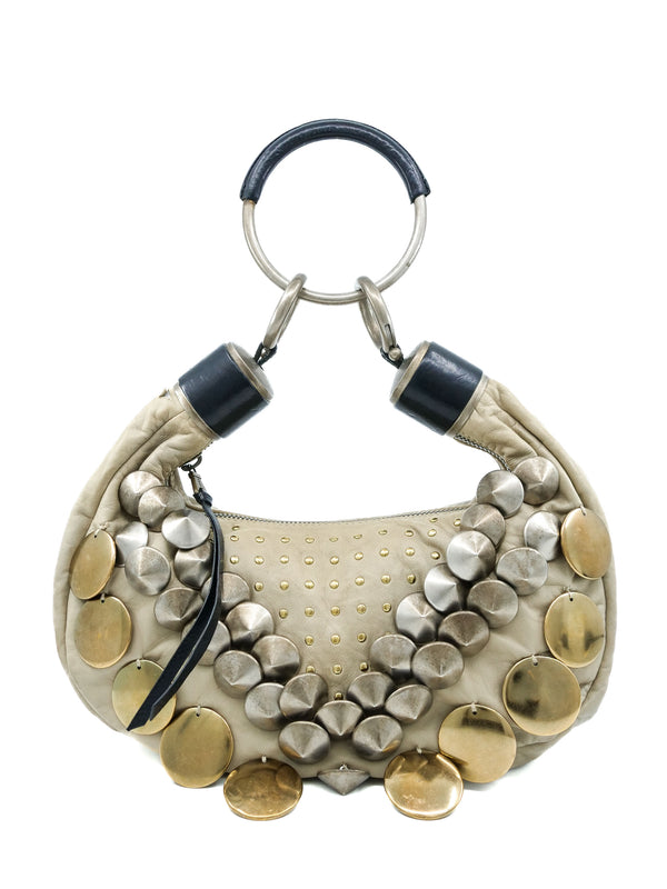 2001 Chloe Aubrey Embellished Bracelet Hobo Bag Accessory arcadeshops.com