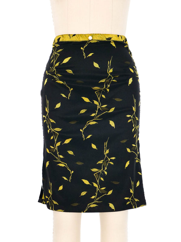 Voyage Botanical Print Skirt Bottom arcadeshops.com