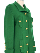 Chanel Kelly Green Boucle Jacket Jacket arcadeshops.com