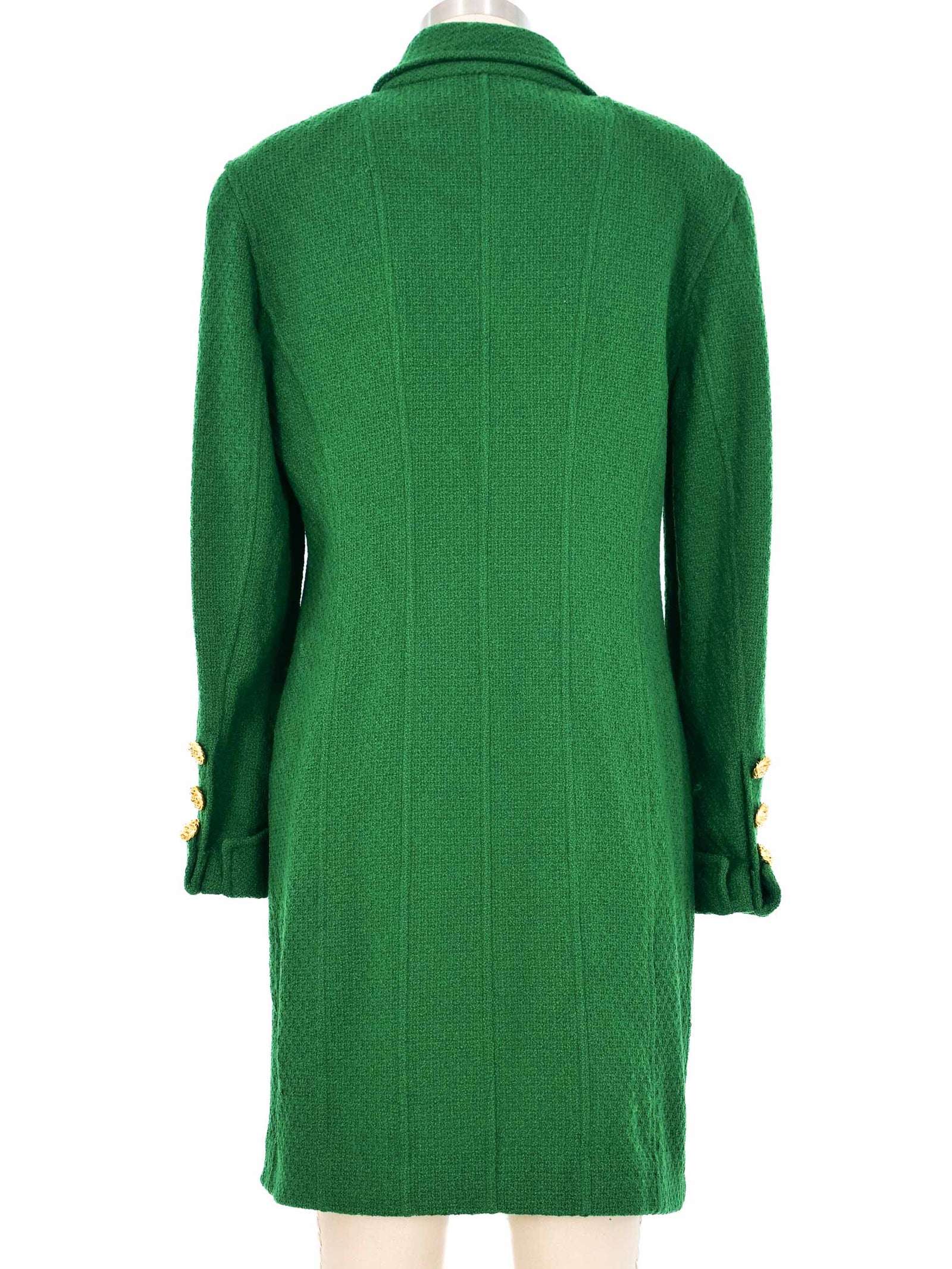 Chanel Kelly Green Boucle Jacket