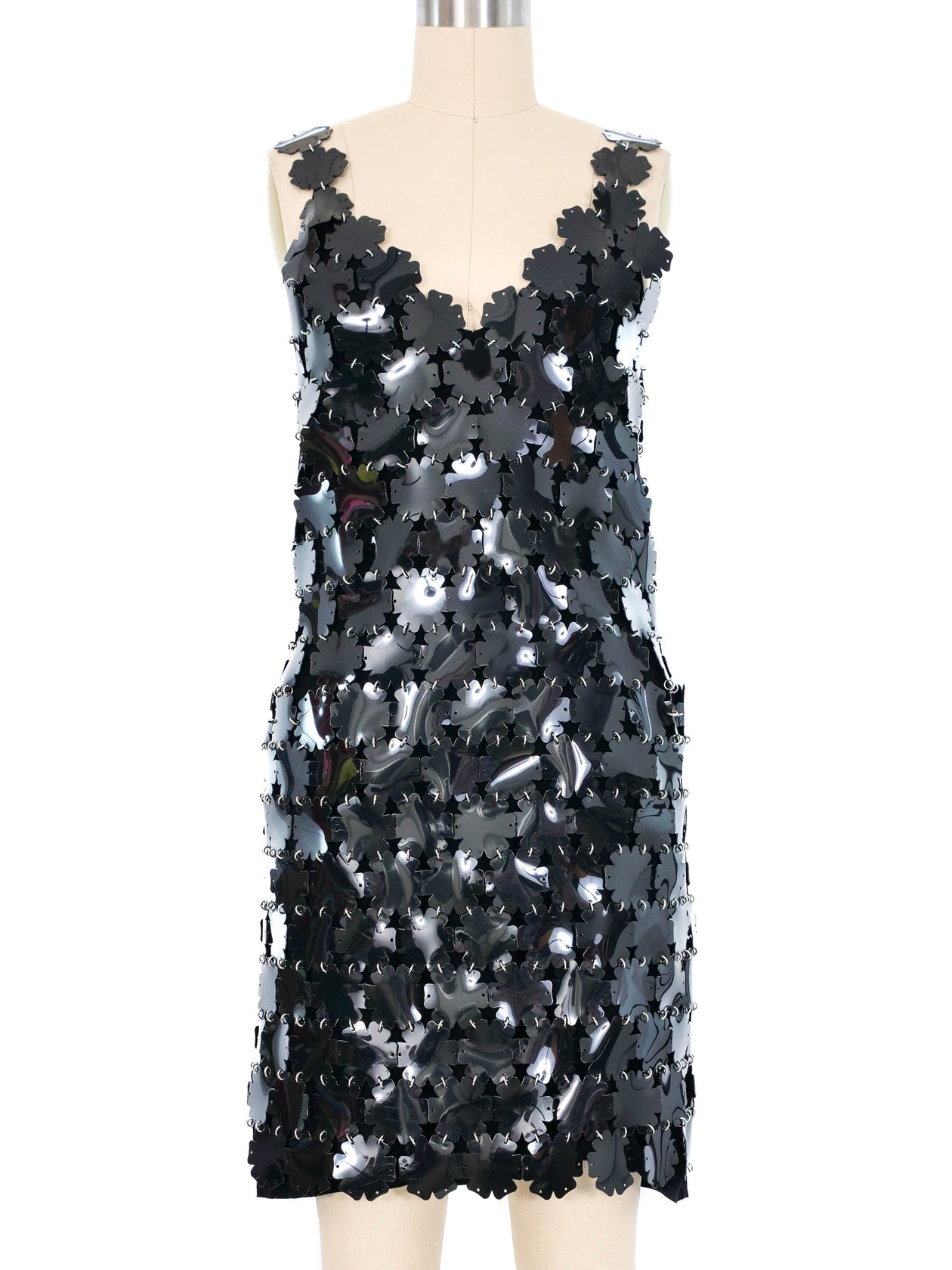 pvc mini dress Paco Rabanne PVC Floral Mini Dress