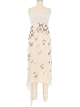 Gianfranco Ferre Bead Accented Empire Waist Slip Dress Dress arcadeshops.com