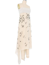 Gianfranco Ferre Bead Accented Empire Waist Slip Dress Dress arcadeshops.com