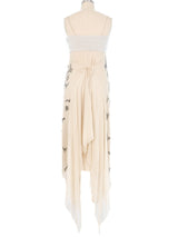 Gianfranco Ferre Bead Accented Empire Waist Slip Dress Dress arcadeshops.com