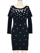 Patrick Kelly Crystal Studded Bodycon Dress Dress arcadeshops.com