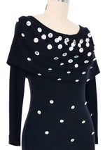 Patrick Kelly Crystal Studded Bodycon Dress Dress arcadeshops.com