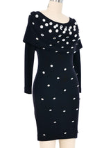 Patrick Kelly Crystal Studded Bodycon Dress Dress arcadeshops.com