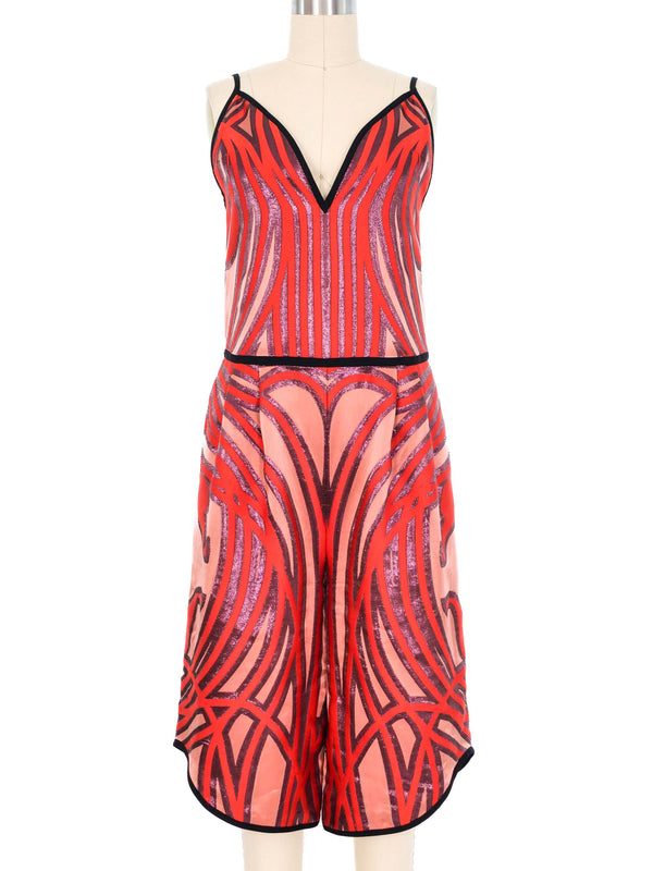 2014 Gucci Psychedelic Jacquard Romper Jumpsuit arcadeshops.com