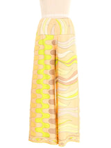 Emilio Pucci Pastel Printed Trouser Ensemble Suit arcadeshops.com