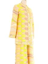 Emilio Pucci Pastel Printed Trouser Ensemble Suit arcadeshops.com