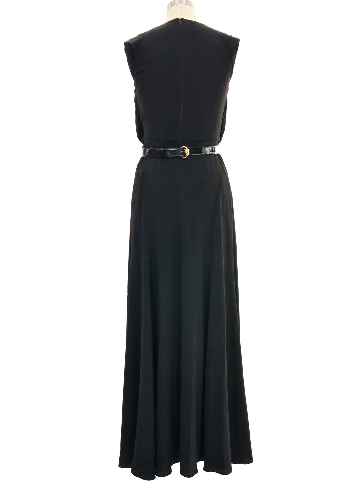 2007 Gucci Rhinestone And Patent Accent Gown