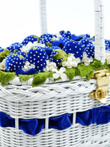 Blue Strawberry Basket Bag Accessory arcadeshops.com