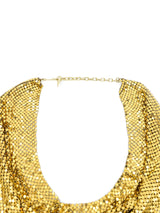 Whiting And Davis Chainmail Bib Necklace Accessory arcadeshops.com