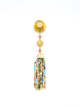 Lanvin Beaded Tassel Earrings Accessory arcadeshops.com