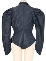 Norma Kamali Victorian Inspired Taffeta Top Top arcadeshops.com