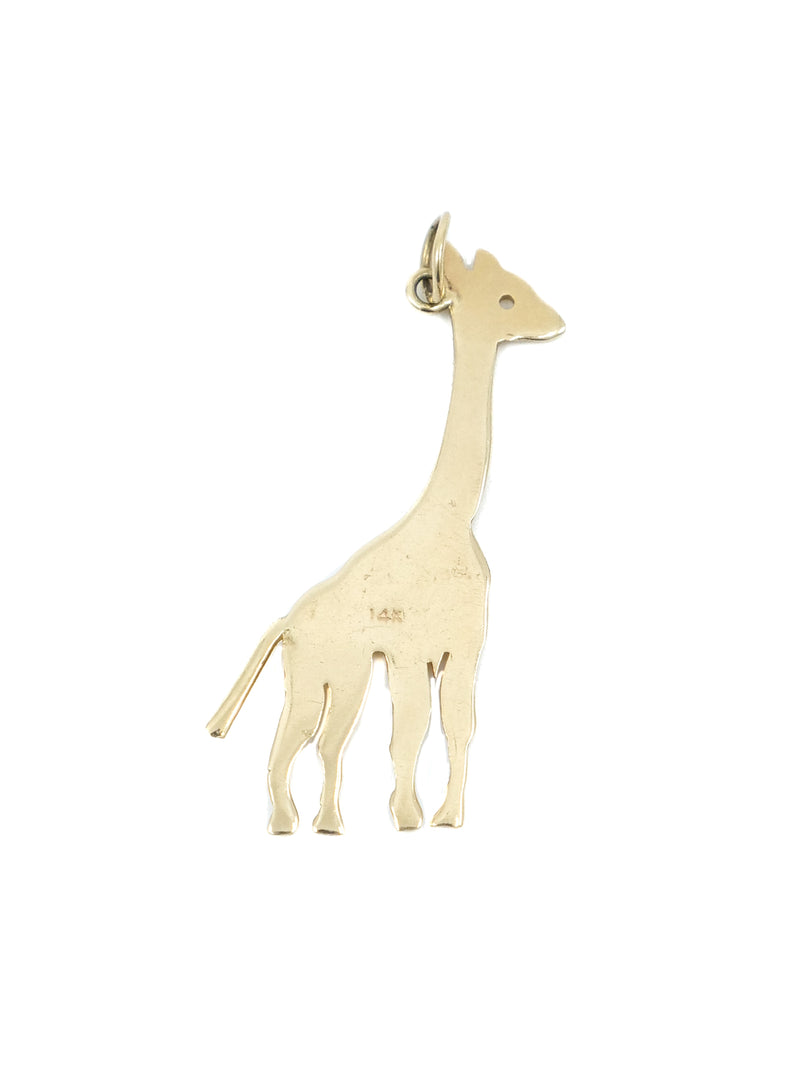 14k Giraffe Charm Fine Jewelry arcadeshops.com