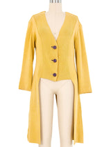 Issey Miyake Yellow Tails Cardigan Sweater Jacket arcadeshops.com