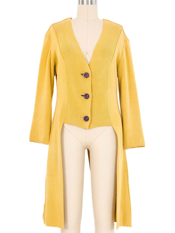 Issey Miyake Yellow Tails Cardigan Sweater Jacket arcadeshops.com