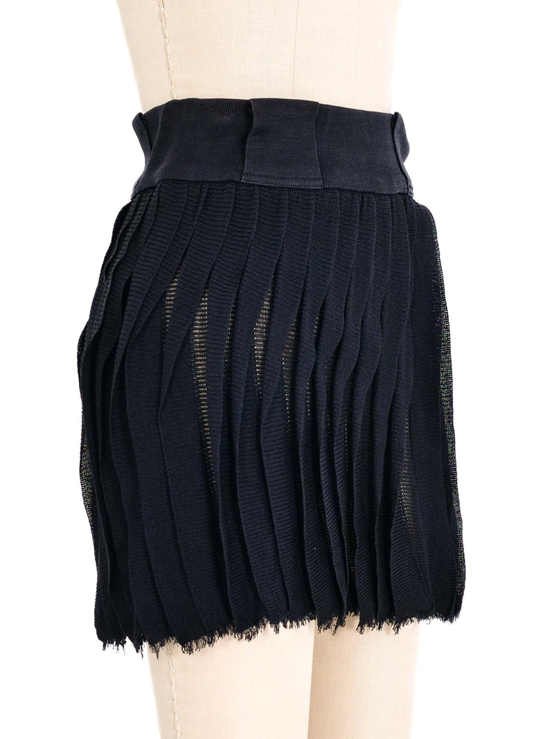 Issey Miyake Pleated Mini Skirt Bottom arcadeshops.com