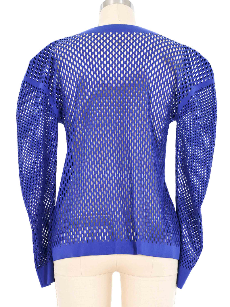 Issey Miyake Cobalt Net Jacket Jacket arcadeshops.com