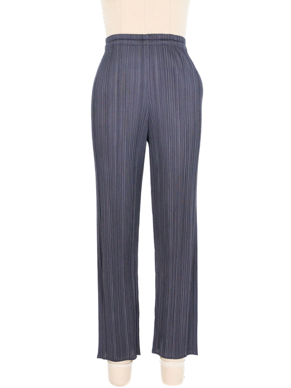 Issey Miyake Pleats Please Gray Crop Pants Bottom arcadeshops.com