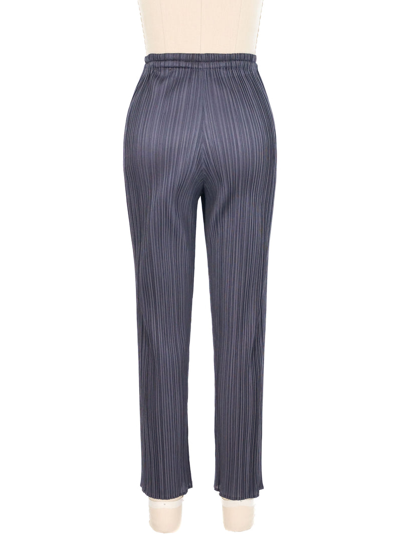 Issey Miyake Pleats Please Gray Crop Pants Bottom arcadeshops.com