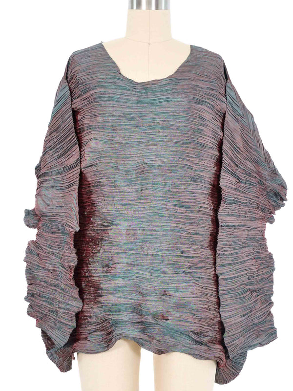 1993 Issey Miyake Iridescent Blouse Top arcadeshops.com