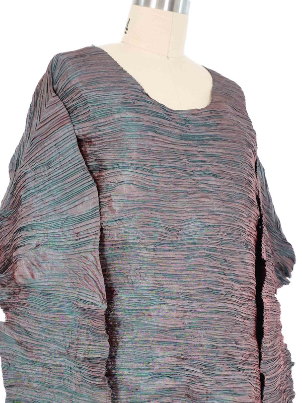 1993 Issey Miyake Iridescent Blouse Top arcadeshops.com