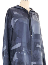 2013 Hermes Printed Windbreaker Jacket arcadeshops.com