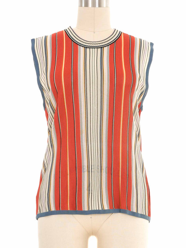 Hermes Multicolor Stripe Tank Top arcadeshops.com