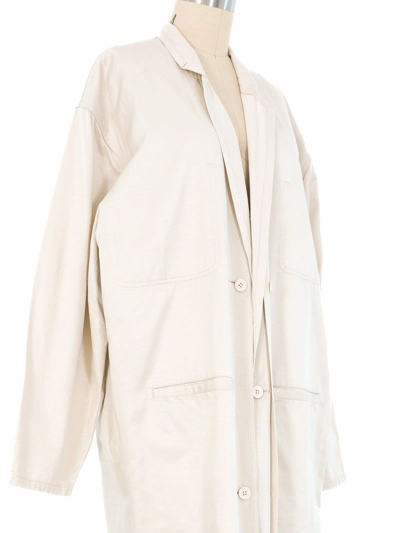 Marithe Francois Girbaud Cotton Trench Coat Jacket arcadeshops.com