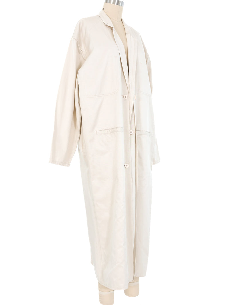 Marithe Francois Girbaud Cotton Trench Coat Jacket arcadeshops.com