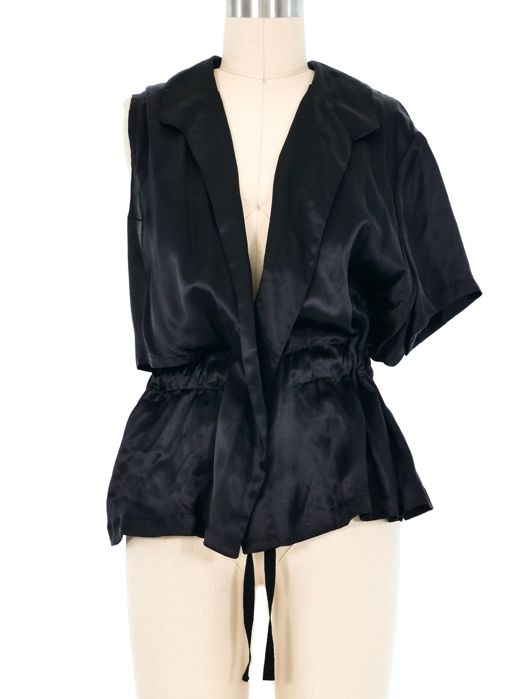 ANN DEMEULEMEESTER rayon×silk sier top ANN DEMEULEMEESTER rayon×silk sier top Ann Demeulemeester