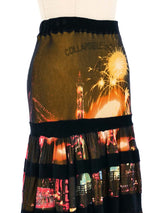 Jean Paul Gaultier Tiered Mesh Fireworks Skirt Bottom arcadeshops.com