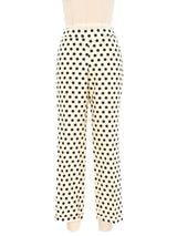 Rochas Polka Dot Cigarette Pants Bottom arcadeshops.com